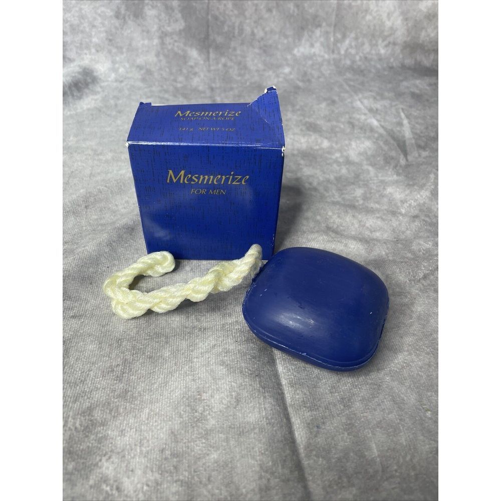 Avon mesmerize for men soap on a‎ rope 5 oz